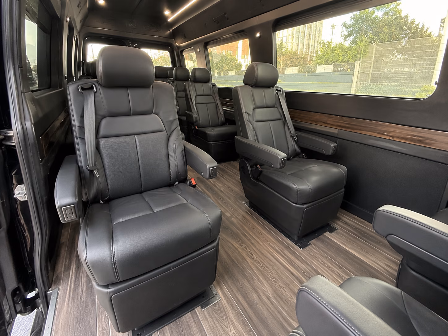 el monte 18 passenger sprinter van interior