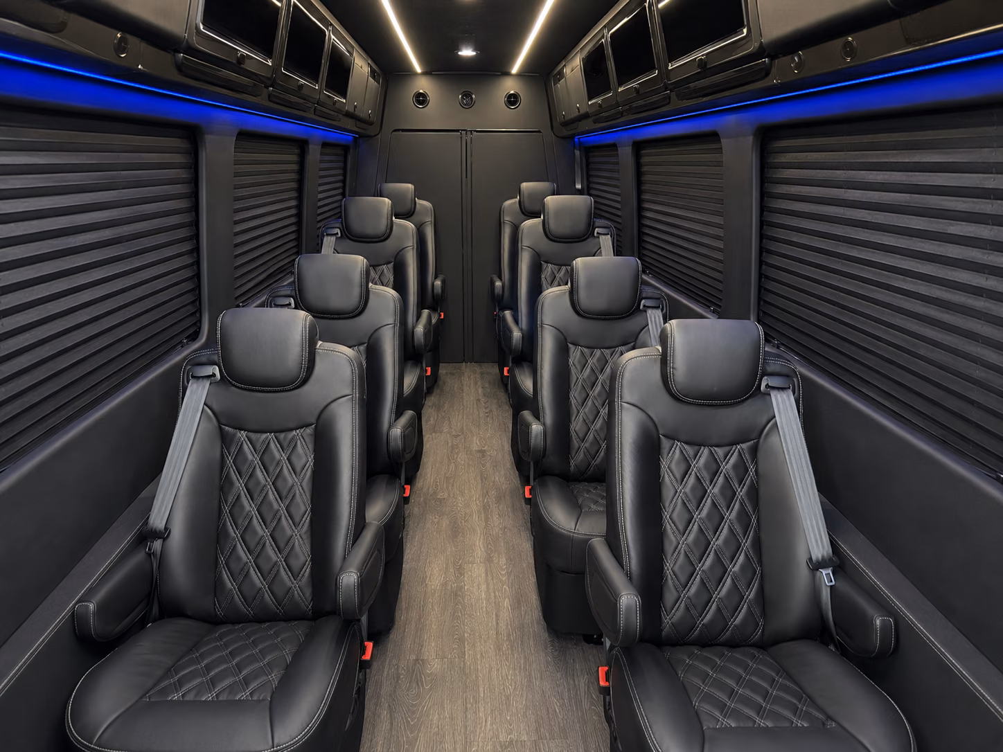 el monte 20 passenger sprinter van inside
