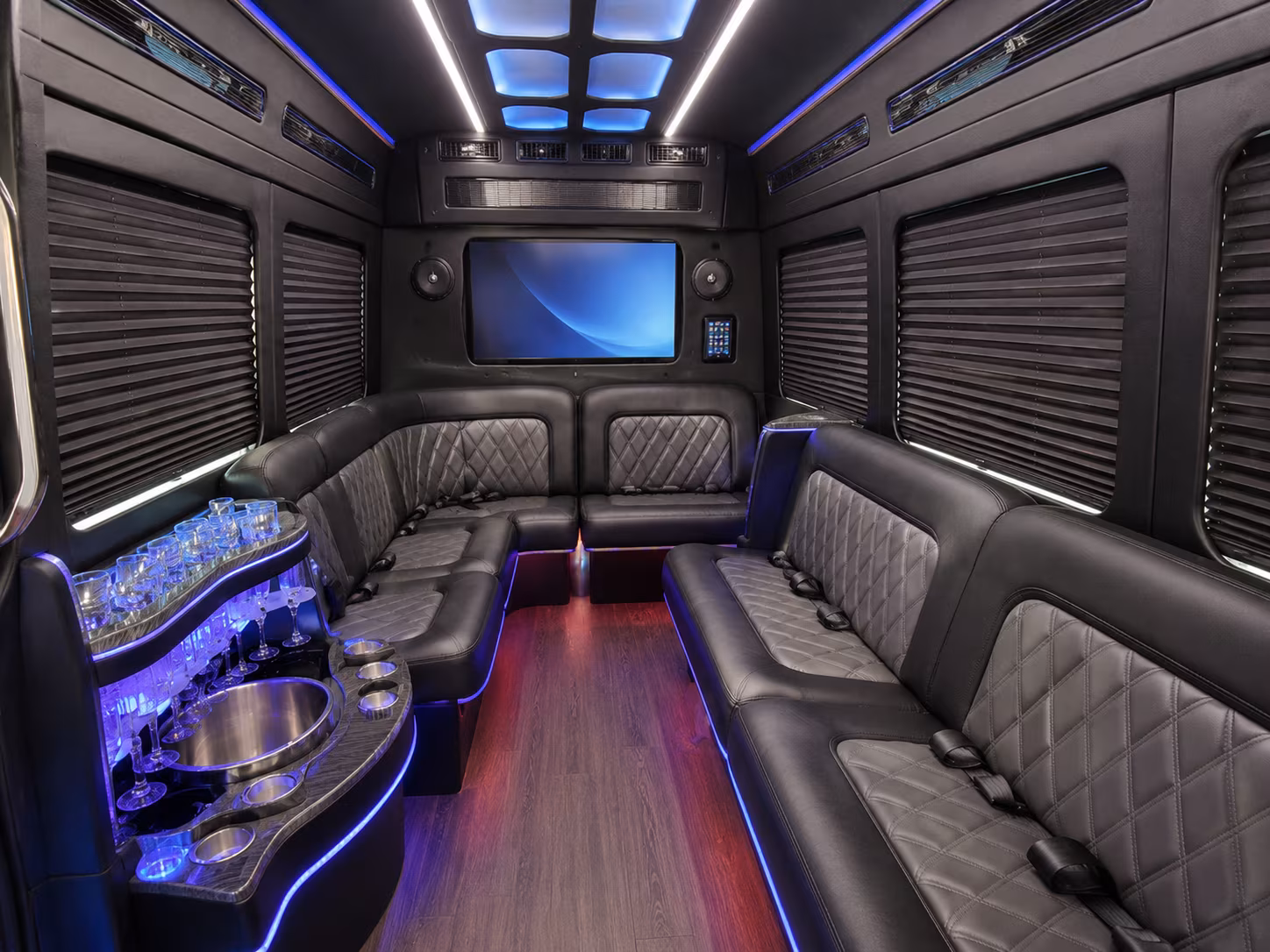 el monte sprinter limousine interior